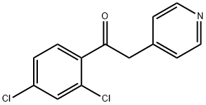 1-(2,4-DICHLORO-PHENYL)-2-PYRIDIN-4-YL-ETHANONE Struktur