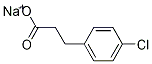 Benzenepropanoic acid, 4-chloro-, sodiuM salt Struktur