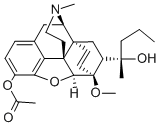 Acetorphine Struktur