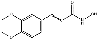 3-(3,4-Dimethoxyphenyl)-2-propenehydroximic acid Struktur