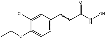 3-(3-Chloro-4-ethoxyphenyl)-2-propenehydroximic acid Struktur