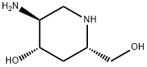 2-Piperidinemethanol,5-amino-4-hydroxy-,(2S,4S,5S)-(9CI) Struktur