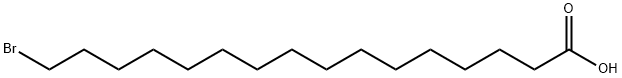 16-Bromohexadecanoic acid Struktur