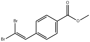 methyl 4-(2,2-dibromovinyl)benzoate Struktur