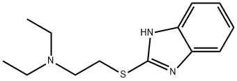 2-[[2-(Diethylamino)ethyl]thio]-1H-benzimidazole Struktur