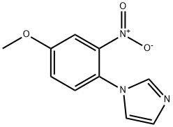 1-(4-METHOXY-2-NITRO-PHENYL)-1H-IMIDAZOLE Struktur