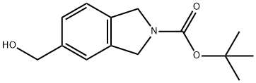 N-BOC-5-(HYDROXYMETHYL)-ISOINDOLINE Struktur