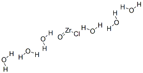 ZIRCONIUMOXYCHLORIDE,HEXAHYDRATE Struktur