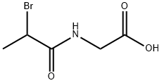 (2-BROMO-PROPIONYLAMINO)-ACETIC ACID Struktur