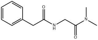 N,N-dimethyl-2-[(2-phenylacetyl)amino]acetamide Struktur