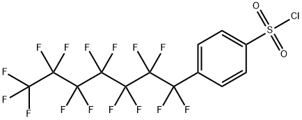 p-(pentadecafluoroheptyl)benzenesulphonyl chloride Struktur