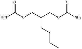 Dicarbamic acid 2-butyltrimethylene ester Struktur