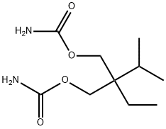 Dicarbamic acid 2-ethyl-2-isopropyltrimethylene ester Struktur