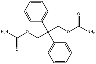 Dicarbamic acid 2,2-diphenyltrimethylene ester Struktur