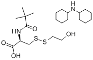 N-ALPHA-T-BOC-ETHYLMERCAPTO-L-CYSTEINE DICYCLOHEXYLAMMONIUM SALT Struktur