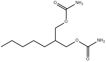 Dicarbamic acid 2-pentyltrimethylene ester Struktur