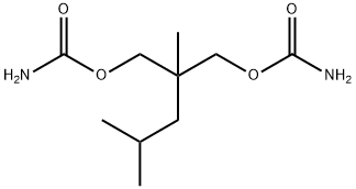 Dicarbamic acid 2-isobutyl-2-methyltrimethylene ester Struktur