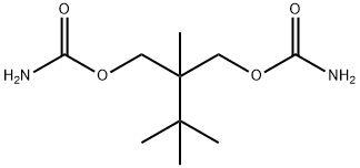 Dicarbamic acid 2-tert-butyl-2-methyltrimethylene ester Struktur