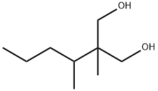 2-Methyl-2-(1-methylbutyl)-1,3-propanediol Struktur