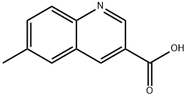 6-METHYLQUINOLINE-3-CARBOXYLIC ACID Struktur