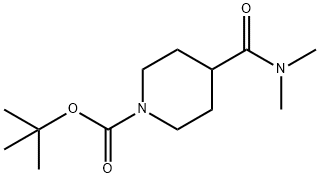 1-BOC-4-DIMETHYLCARBAMOYLPIPERIDINE Struktur