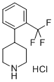 4-(2-(TRIFLUOROMETHYL)PHENYL)PIPERIDINE HYDROCHLORIDE Struktur