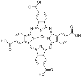 (TETRACARBOXYPHTHALOCYANINATO)COBALT(II) Struktur