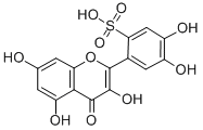 QUERCETINSULFONIC ACID Struktur