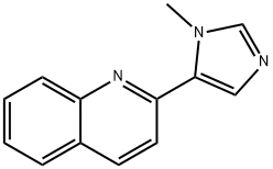 2-(3-Methyl-3H-imidazole-4-yl)quinoline Struktur