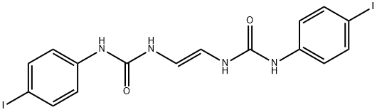 1,1'-[(E)-Vinylene]bis[3-(p-iodophenyl)urea] Struktur