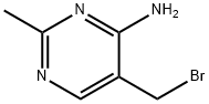 4-Pyrimidinamine, 5-(bromomethyl)-2-methyl- (9CI)