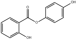 4-Hydroxyphenyl 2-hydroxybenzoate Struktur