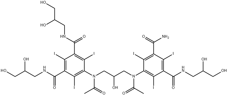 Des(2,3-dihydroxypropyl) Iodixanol Struktur