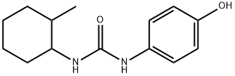 N-(4-Hydroxyphenyl)-N'-(2-methylcyclohexyl)urea Struktur