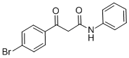 4-BROMO-BETA-OXO-N-PHENYL-BENZENEPROPANAMIDE Struktur