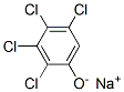 Tetrachlorophenol, sodium salt Struktur