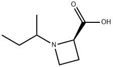 2-Azetidinecarboxylicacid,1-(1-methylpropyl)-,(2R)-(9CI) Struktur