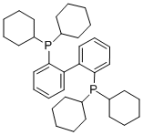 2,2'-BIS(DICYCLOHEXYLPHOSPHINO)-1,1'-BIPHENYL Struktur