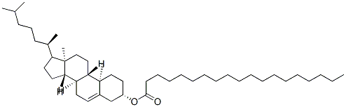 [(3S,8S,9S,10R,13R,14S)-10,13-dimethyl-17-[(2R)-6-methylheptan-2-yl]-2,3,4,7,8,9,11,12,14,15,16,17-dodecahydro-1H-cyclopenta[a]phenanthren-3-yl] nonadecanoate Struktur