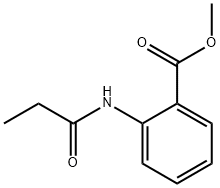 methyl 2-[(1-oxopropyl)amino]benzoate 