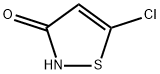 5-chloro-3-hydroxyisothiazole Struktur