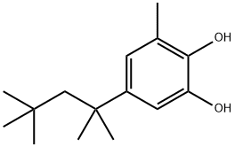 3-methyl-5-(1,1,3,3-tetramethylbutyl)pyrocatechol Struktur