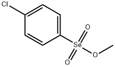 p-Chlorobenzeneselenonic acid methyl ester Struktur