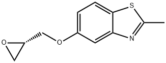 Benzothiazole, 2-methyl-5-[(2S)-oxiranylmethoxy]- (9CI) Struktur