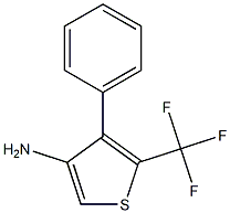 3-AMINO-4-PHENYL-5-(TRIFLUOROMETHYL)THIOPHENE Struktur