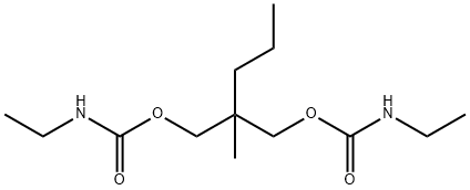 Bis(N-ethylcarbamic acid)2-methyl-2-propyltrimethylene ester Struktur