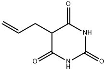 5-allylbarbituric acid Struktur