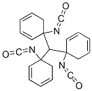 5-[bis(1-isocyanato-1-cyclohexa-2,4-dienyl)methyl]-5-isocyanato-cyclohexa-1,3-diene Struktur