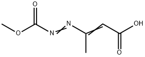 Diazenecarboxylic  acid,  (2-carboxy-1-methylethenyl)-,  1-methyl  ester  (9CI) Struktur