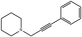 1-Piperidino-3-phenyl-2-propyne Struktur